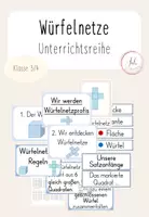 Vorschau - Unterrichtsreihen - Unterrichtsreihe: Würfelnetze - Deckblatt