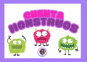 Vista previa - Juegos / Gamificación - Matemáticas manipulativas. Cuenta monstruos - Portada