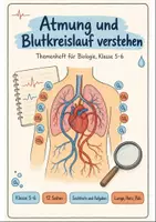 Vorschau - Experimente - Atmung & Blutkreislauf Klasse 5-6: Themenheft - Deckblatt
