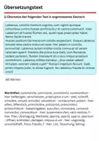 Vorschau - Arbeitsblätter - Klassenarbeit Caesar (BG VI,7-8 vereinfacht - Die Treverer) - Seite 1