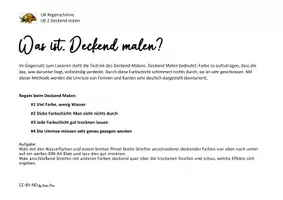 Vorschau - Unterrichtsreihen - N³ UE BK Regenschirmbild - Deckend und Lasierend von Kassio - Seite 2