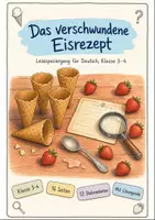 Vorschau - Stationenlernen - Lesespaziergang Klasse 3-4: Detektivgeschichte - Deckblatt