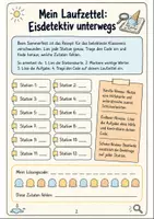 Vorschau - Stationenlernen - Lesespaziergang Klasse 3-4: Detektivgeschichte - Seite 1