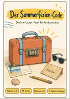 Vorschau - Stationenlernen - Sommerferien - Deckblatt