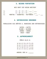 Vorschau - Arbeitsblätter - Konzentrationsübung Juni.26 - Seite 1