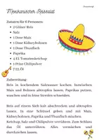 Vorschau - Arbeitsblätter - Mexikanischer Reissalat - Deckblatt