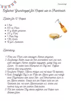 Vorschau - Arbeitsblätter - Grundrezept Crepes - Deckblatt