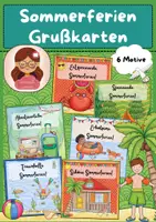 Vorschau - Anderer Materialtyp - Grußkarten Sommerferien - Deckblatt