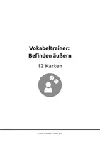 Vorschau - Spiele - Türkisch A1 – Vokabeln lernen: Vokabelkarten Befinden äußern (auch Deutsch A1 DaZ/DaF) - Seite 3