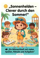 Vorschau - Arbeitsblätter - Sonnenschutz & UV-Strahlung: Wissens- & Mitmachheft „Sonnenhelden“ - Deckblatt