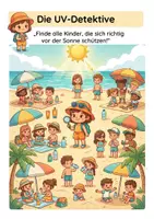 Vorschau - Arbeitsblätter - Sonnenschutz & UV-Strahlung: Wissens- & Mitmachheft „Sonnenhelden“ - Seite 3