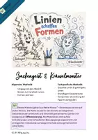 Vorschau - Unterrichtsreihen - N³ UE BK Zackengeist und Kräuselmonster von Kassio - Deckblatt