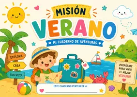 Vista previa - Hojas de trabajo - MISIÓN VERANO: MI CUADERNO DE AVENTURAS - página 1