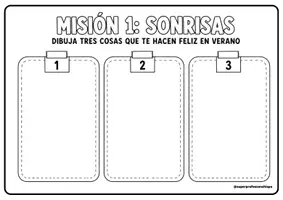 Vista previa - Hojas de trabajo - MISIÓN VERANO: MI CUADERNO DE AVENTURAS - página 3