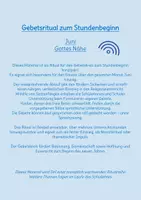 Vorschau - Arbeitsblätter - Gebetsritual zum Stundenbeginn - Juni - Seite 1