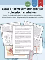 Vorschau - Arbeitsblätter - Breakout / Escape Room - Verhütungsmethoden spielerisch erarbeiten - Deckblatt