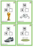 Voorbeeld - Spellen pakket wk voetbal met 9 spellen/opdrachten - Voorblad