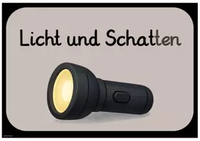 Vorschau - Unterrichtsreihen - Reihentransparenz Licht und Schatten - Deckblatt