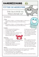 Vorschau - Arbeitsblätter - Sommerliche Rechenstreifen für die 1. & 2. Klasse | Addition und Subtraktion | Freiarbeit Meerestiere - Seite 1