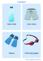 Προεπισκόπηση - Flashcards - Summer Flashcards – 40 Vocabulary Cards for Preschool & Elementary Learners! - Σελίδα 3