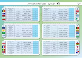 Vorschau - Poster - Fußball Weltmeisterschaft 2026 WM Spielplan - Seite 2