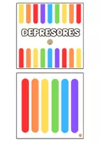 Vista previa - Tarjetas / Manipulativos - Actividades con depresores - Tesoros Brillantes - página 2