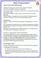 Vorschau - Arbeitsblätter - Jesus heilt einen Gelähmten - Fingerpuppen zur Heilung eines Gelähmten - Seite 1
