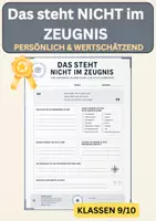 Vorschau - Arbeitsblätter - Das steht nicht im Zeugnis – Wertschätzende Rückmeldung zum Schuljahresende (Klasse 9–10) - Seite 1