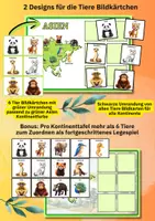 Vorschau - Spiele - Tiere & Kontinente Zuordnungsspiel – Sachunterricht Material für Vorschule & Grundschule - Seite 3