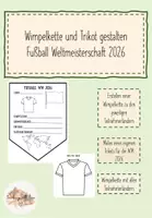 Vorschau - Arbeitsblätter - Wimpelkette und Trikot zum Selbstgestalten WM 2026 - Deckblatt