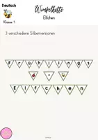Vorschau - Anderer Materialtyp - Frühlings-Elfchen: Wimpelkette - Deckblatt