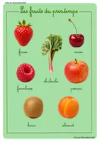 Aperçu - Feuilles d'exercices - Les fruits ET les légumes du printemps Monpetitcoindief - Page de couverture