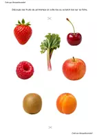 Aperçu - Feuilles d'exercices - Les fruits ET les légumes du printemps Monpetitcoindief - Page 2