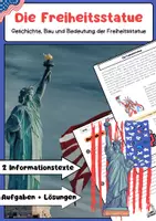 Vorschau - Arbeitsblätter - Sehenswürdigkeiten Bundle: Eiffelturm, Kolosseum, Taj Mahal, Freiheitsstatue, Golden Gate Bridge & UNESCO-Weltkulturerbe - Seite 1