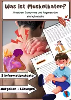 Vorschau - Arbeitsblätter - Was ist Muskelkater? Training & Regeneration - Deckblatt