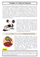 Vorschau - Arbeitsblätter - Training und Muskelwachstum: Hypertrophie & Muskelaufbau - Seite 1
