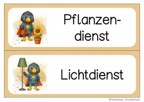 Vorschau - Anderer Materialtyp - Rabenklasse Klassendienste Klassentier Rabe - Seite 2