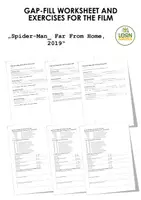 Vorschau - Arbeitsblätter - Arbeitsblatt / Worksheet "Spider-Man_ Far From Home, 2019" - Deckblatt
