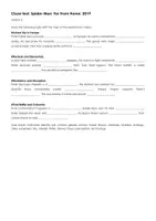 Vorschau - Arbeitsblätter - Arbeitsblatt / Worksheet "Spider-Man_ Far From Home, 2019" - Seite 2