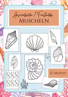 Vorschau - Mal- und Bastelvorlagen - Ausmalbilder Sommer bunte Muscheln Fensterdeko - Deckblatt