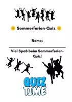 Vorschau - Arbeitsblätter - 🌞 Sommerferien-Quiz für die Grundschule | Quizspaß für die letzten Schultage | Mit Lösungen - Seite 1