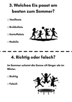 Vorschau - Arbeitsblätter - 🌞 Sommerferien-Quiz für die Grundschule | Quizspaß für die letzten Schultage | Mit Lösungen - Seite 3