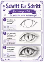 Vorschau - Stundenentwürfe - Kunst: Fantasie Tieraugen (mit Differenzierungsvorlagen) - Seite 2