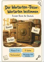 Vorschau - Stationenlernen - Escape Room - Deckblatt