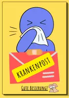 Vorschau - Arbeitsblätter - Postmappe_Krankenpost_Gesundheit_Deckblatt - Deckblatt