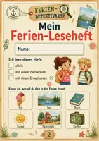 Vorschau - Arbeitsblätter - Ferien-Leseheft Klasse 2 – Der verschwundene Ferienkoffer | Lesen, Rätseln & Schreiben - Seite 1