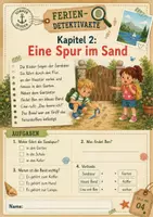 Vorschau - Arbeitsblätter - Ferien-Leseheft Klasse 2 – Der verschwundene Ferienkoffer | Lesen, Rätseln & Schreiben - Seite 3