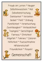 Vorschau - Poster - Erdmännchenklasse - Poster | Klassenraumdekoration (Klassentier) - Seite 1