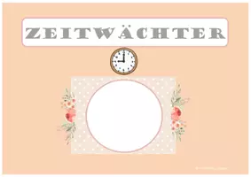 Vorschau - Poster - Zeitwächter fürs Klassenzimmer - Seite 1