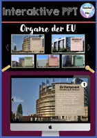 Vorschau - Unterrichtsreihen - Die Europäische Union Interaktive Power Point • Entstehung • Euro • Mitgliedsstaaten • Binnenmarkt • EU Organe • Europa ≠ EU - Ab Klasse 7 - Seite 3